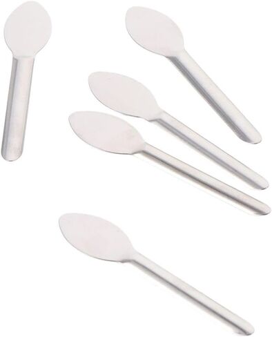 10pcs Stainless Steel Medicine Spoon, Reagent Medicine Spoon, Double Headed Medicine Spoon, Micro Sampling Spoon,Lab Scoop Filling Tray Powder Tool in Saudi Arabia