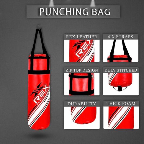 Kids Punch Bag Unfilled Heavy Bag for Children Available in 2 and 3ft for Sparring Kickboxing MMA in Saudi Arabia