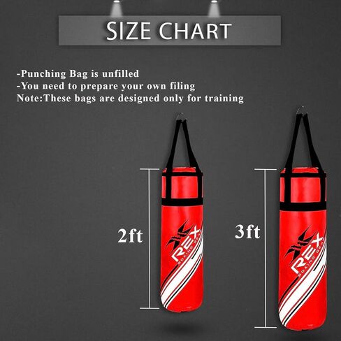 Kids Punch Bag Unfilled Heavy Bag for Children Available in 2 and 3ft for Sparring Kickboxing MMA in Saudi Arabia