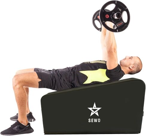 Pilates and Yoga Bench by SEWD – Portable Workout Bench for Full Body Exercise with Handle – Weight Training, AB Workout, Hip Thrust and Glute Training Home Gym Equipment in Kuwait