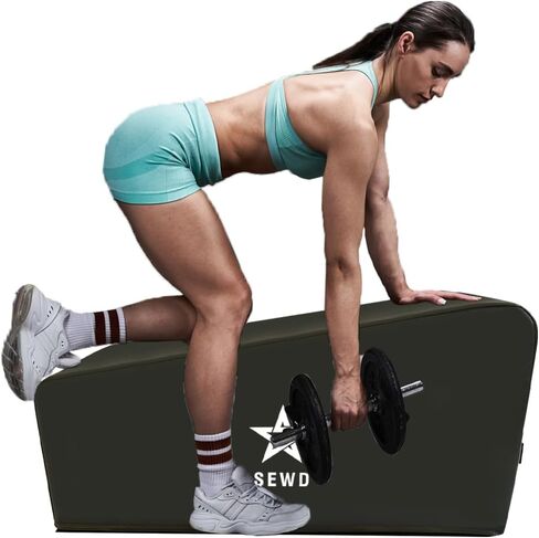 Pilates and Yoga Bench by SEWD – Portable Workout Bench for Full Body Exercise with Handle – Weight Training, AB Workout, Hip Thrust and Glute Training Home Gym Equipment in Kuwait