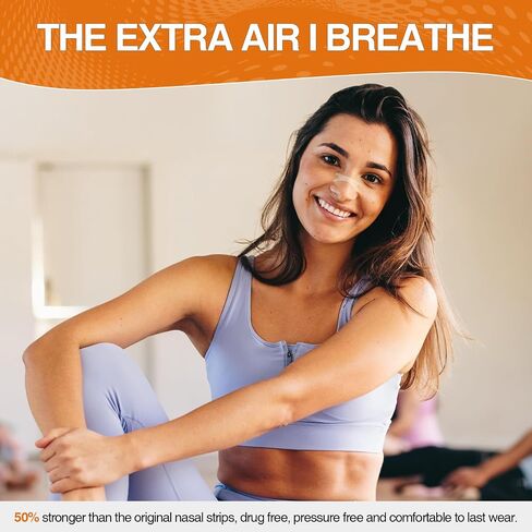 Nasal Strips for Snoring, 120 Count Extra Strength Nose Strips for Breathing, Stronger Anti Snoring Nose Tape for Less Snoring, Effective Solution to Relief Nasal Congestion in Saudi Arabia