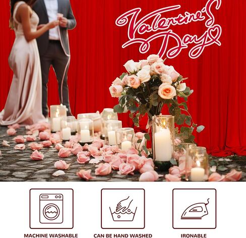 MEETSKY 6 Panels Black Backdrop Curtain for Party Wedding Ceremony 30ftx 10ft Photo Curtains Backdrop Drapes Fabric Backdrop Curtain Rod Pocket Decoration Birthday Party for Boys Men, 5ft x 10ft x 6P in Kuwait