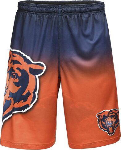 FOCO Men's Football Team Gradient Big Logo Training Shorts in Saudi Arabia