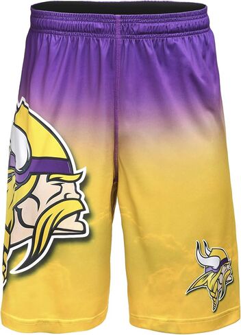 FOCO Men's Football Team Gradient Big Logo Training Shorts in Saudi Arabia