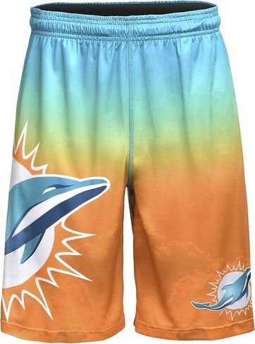 FOCO Men's Football Team Gradient Big Logo Training Shorts in Saudi Arabia