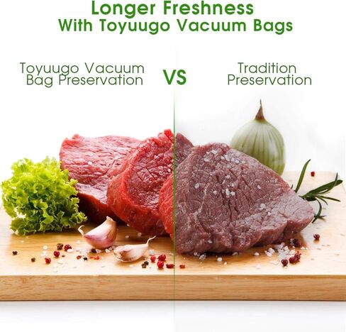 أكياس مانعة للتسرب، 2 لفات سميكة وشديدة التحمل ذات جودة تجارية أكياس محكمة الغلق لتخزين الطعام وتوفير الطبخ بالفيديو in Kuwait