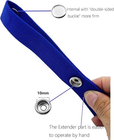 Snap Extender for Boat Canvas -Brass Heavy Duty snap and Thickened Webbing ，Available in a Variety of Sizes (6, 1 inch) in Kuwait