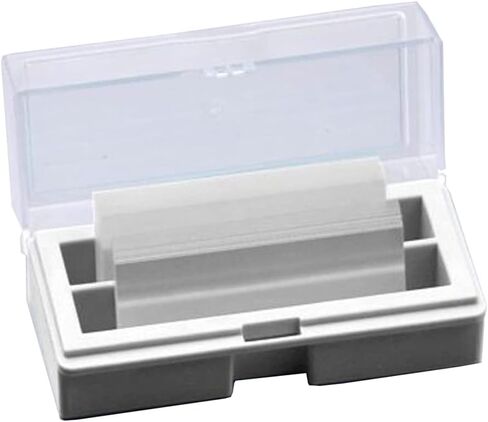 0341-1150 غطاء زجاجي منزلق للميكروسكوب، 22 × 22 مم، زجاج أبيض فائق، 1.5، 0.16-0.19 مم، صندوق بغطاء مفصلي 1 أونصة (عبوة من 10 قطع) in Kuwait