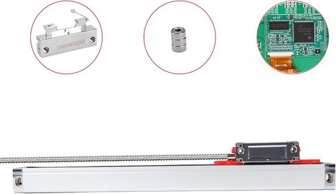 Small Linear Scale KA300 Digital Readout Suitable for Small Lathe, Drilling Machine, Drilling Machine, Milling Machine (KA300-920MM-5UM) in Saudi Arabia