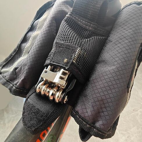 أدوات الدراجة المتعددة، أداة الدراجة، مجموعة أدوات الدراجة، أداة سلسلة الدراجة، طقم إصلاح الدراجة، ملحقات الدراجات النارية، أداة متعددة، طقم إصلاح إطارات الدراجة، أداة متعددة خفيفة الوزن من الفولاذ المقاوم للصدأ للدراجة من Pepbee، أسود in Kuwait