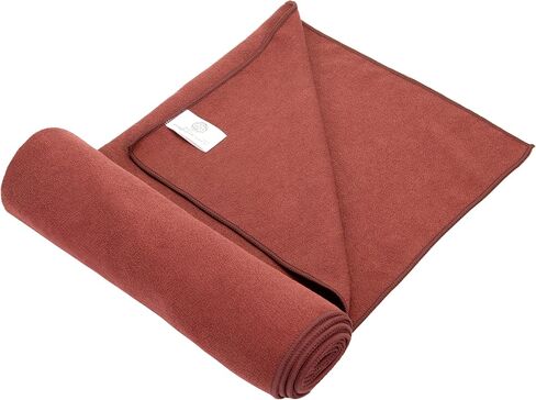 Yoga Towel-Ground and Grip Soft Yoga Mat Towel (73 in x 26 in) Sedona (Terracotta) Non Slip Yoga Towel-Easy Clean and Quick Drying Yoga Mat Towel for Hot Yoga- Sweat Absorbent in Saudi Arabia
