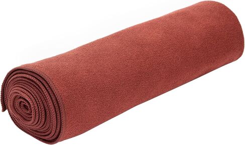 Yoga Towel-Ground and Grip Soft Yoga Mat Towel (73 in x 26 in) Sedona (Terracotta) Non Slip Yoga Towel-Easy Clean and Quick Drying Yoga Mat Towel for Hot Yoga- Sweat Absorbent in Saudi Arabia