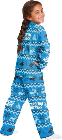FOCO Kids' NFL Team Ugly Pattern Matching Set Family Holiday Pajamas in Saudi Arabia