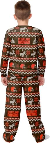 FOCO Kids' NFL Team Ugly Pattern Matching Set Family Holiday Pajamas in Saudi Arabia