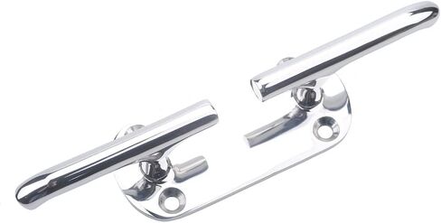 MIZUGIWA Boat Cleats 6 Inch 8 Inch Stainless Steel Dock Cleats for Boat,Open Top Boat Cleat Marine Heavy Duty Base Eagle Handle with Fasteners,Rope Cleat for Boat Docks,Decks,Kayaks,Pack of 2 in Saudi Arabia