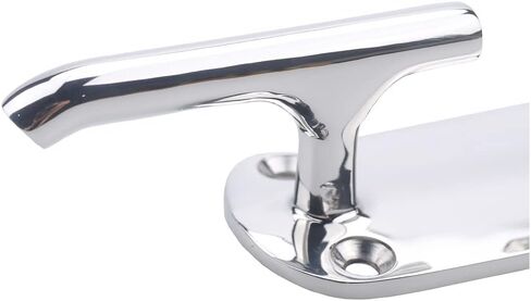 MIZUGIWA Boat Cleats 6 Inch 8 Inch Stainless Steel Dock Cleats for Boat,Open Top Boat Cleat Marine Heavy Duty Base Eagle Handle with Fasteners,Rope Cleat for Boat Docks,Decks,Kayaks,Pack of 2 in Saudi Arabia