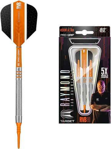 Target Darts Raymond Van Barneveld RVB 80% Tungsten Soft Tip Darts Set in Saudi Arabia