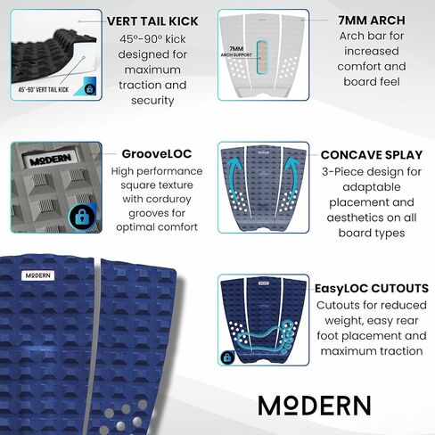 Modern Grips Surfboard Traction Pad 3-Piece in Saudi Arabia