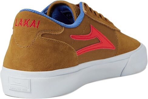 Lakai Manchester Men's Skateboarding Shoes, Walnut Suede, 7.5 in Saudi Arabia