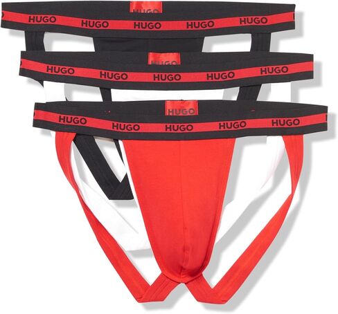 HUGO Men's Planet Three Pack Jock Strap in Saudi Arabia