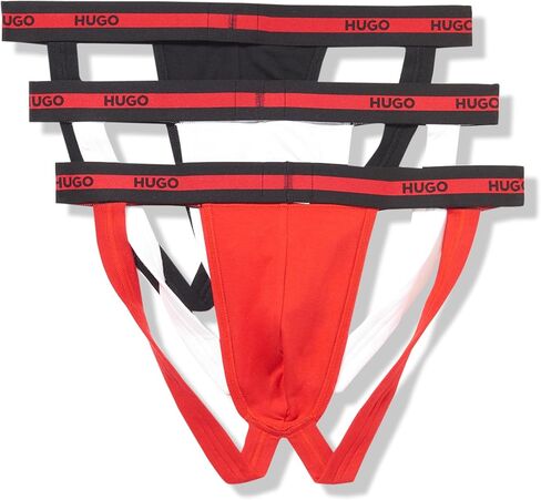 HUGO Men's Planet Three Pack Jock Strap in Saudi Arabia