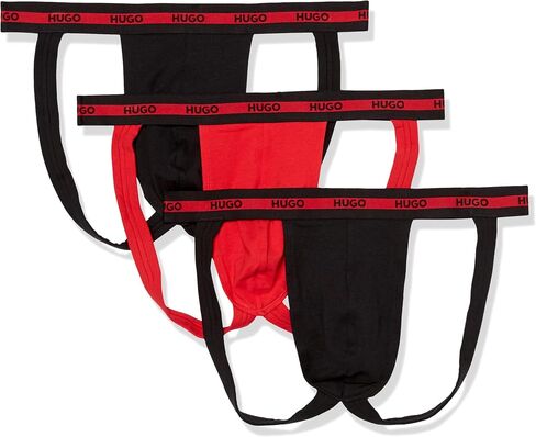 HUGO Men's Planet Three Pack Jock Strap in Saudi Arabia