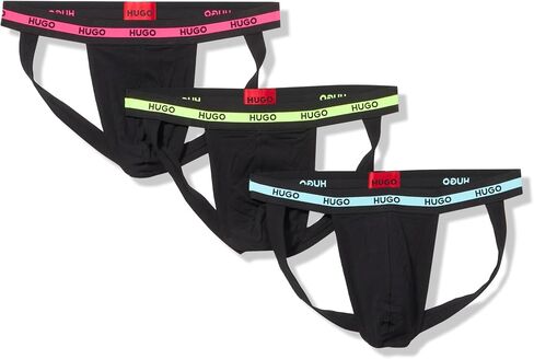 HUGO Men's Planet Three Pack Jock Strap in Saudi Arabia