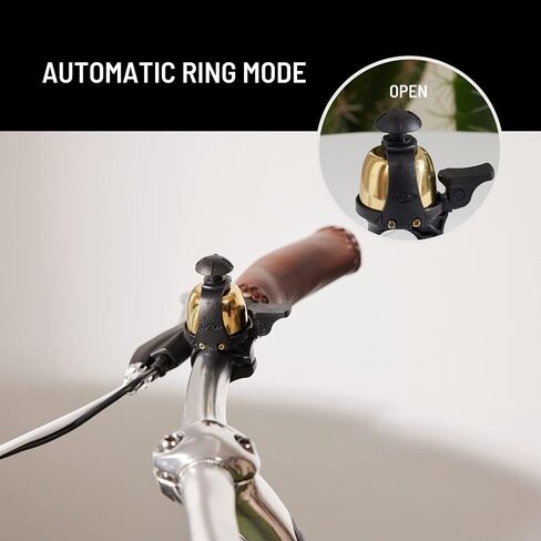 N+1 Macaron Bike Bell- Classic Brass Bicycle Bell with Cowbell Mode for Road Bikes, Mountain Bikes, Kids Bikes in Saudi Arabia