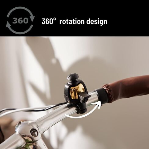 N+1 Macaron Bike Bell- Classic Brass Bicycle Bell with Cowbell Mode for Road Bikes, Mountain Bikes, Kids Bikes in Saudi Arabia