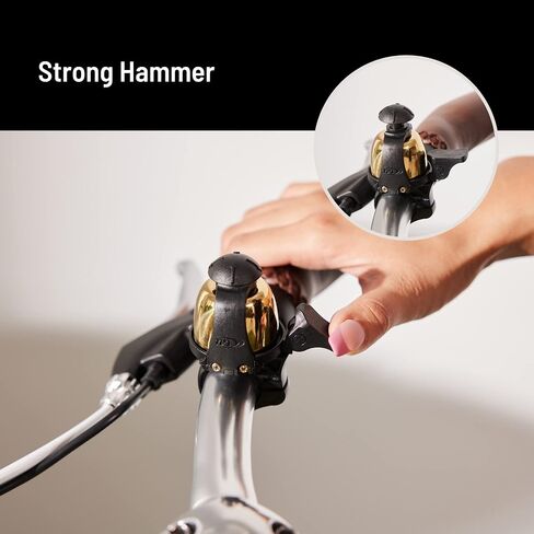N+1 Macaron Bike Bell- Classic Brass Bicycle Bell with Cowbell Mode for Road Bikes, Mountain Bikes, Kids Bikes in Saudi Arabia