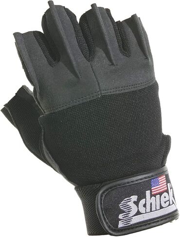 Schiek Sports 530 Platinum Series Weight Lifting Gloves - Black/Gray in Saudi Arabia