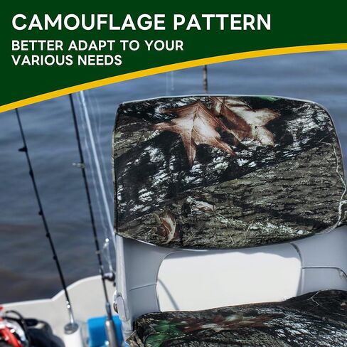 مقعد قارب XINKUN MARINELow الخلفي، مقعد قارب مموه قابل للطي لصيد الأسماك، عبوتان in Kuwait