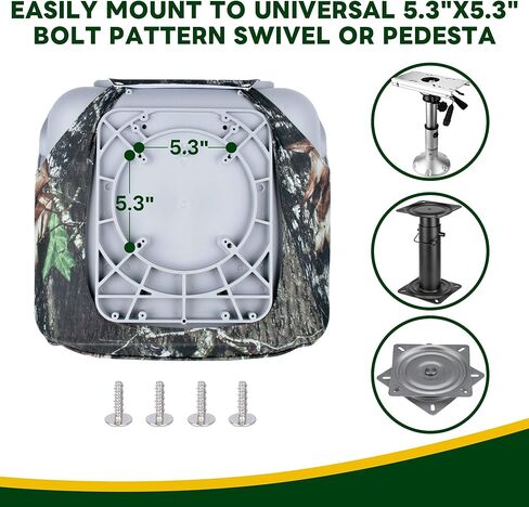 مقعد قارب XINKUN MARINELow الخلفي، مقعد قارب مموه قابل للطي لصيد الأسماك، عبوتان in Kuwait