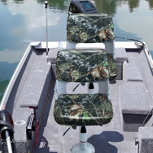 مقعد قارب XINKUN MARINELow الخلفي، مقعد قارب مموه قابل للطي لصيد الأسماك، عبوتان in Kuwait