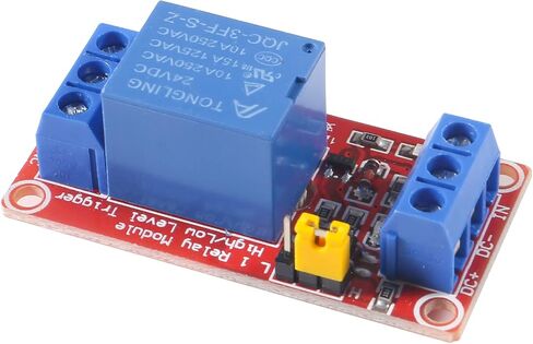 DIANN 12pcs Relay Module DC 24V 1 Channel Relay Board with Optocoupler Support High/Low Level Trigger in Saudi Arabia