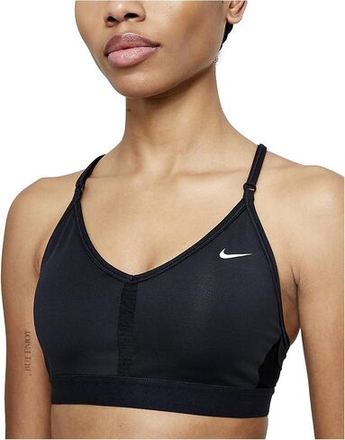 Nike Indy Bra V-Neck Black/Black/Black/White XL in Saudi Arabia