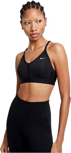 Nike Indy Bra V-Neck Black/Black/Black/White XL in Saudi Arabia