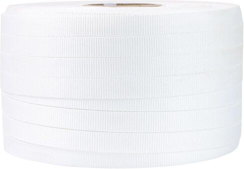 3/4" x 985' Woven Cord Strapping Roll, 3306lbs Break Strength, Heavy Duty Banding Pallet Packaging Strapping by U.S. SOLID in Saudi Arabia