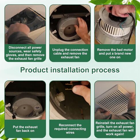 0696B000، مجموعة محرك JA2C394N، محرك مروحة الحمام متوافق مع سلسلة Nutone QT100، QT100L، QT110، QT9093، إلخ. نماذج قابلة للاستبدال JA2C119، JA2C119H، AL41285A، Y4L403A220G، S86322000، إلخ in Kuwait