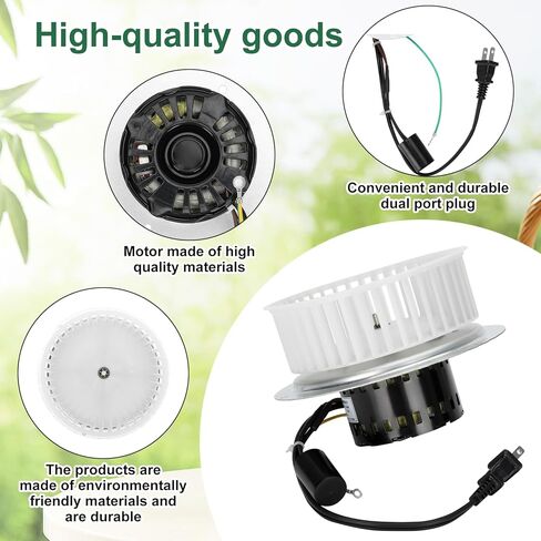 0696B000، مجموعة محرك JA2C394N، محرك مروحة الحمام متوافق مع سلسلة Nutone QT100، QT100L، QT110، QT9093، إلخ. نماذج قابلة للاستبدال JA2C119، JA2C119H، AL41285A، Y4L403A220G، S86322000، إلخ in Kuwait