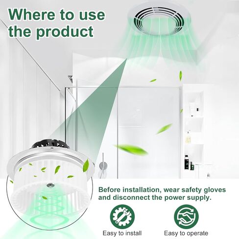 0696B000، مجموعة محرك JA2C394N، محرك مروحة الحمام متوافق مع سلسلة Nutone QT100، QT100L، QT110، QT9093، إلخ. نماذج قابلة للاستبدال JA2C119، JA2C119H، AL41285A، Y4L403A220G، S86322000، إلخ in Kuwait