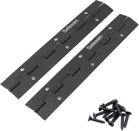 مفصلات معدنية مقاس 6 بوصات لقارب البيانو ونافذة الباب، أسود، HINGE-L6IN-B2 in Saudi Arabia