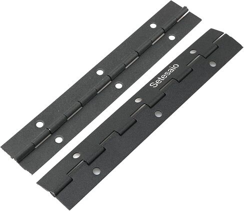 مفصلات معدنية مقاس 6 بوصات لقارب البيانو ونافذة الباب، أسود، HINGE-L6IN-B2 in Saudi Arabia