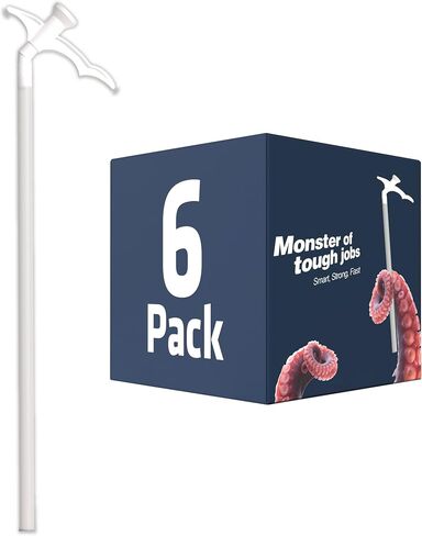 Kraken Bond Insulating Plastic Straw Tubes - Pack of 6 - Gap Filling Nozzle Tips for Polyurethane Insulation Foam in Saudi Arabia