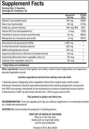 Biotics Research ChondroSamine Plus ChondroSamine Plus with Glucosamine, Joint Support 90 Capsules in Saudi Arabia