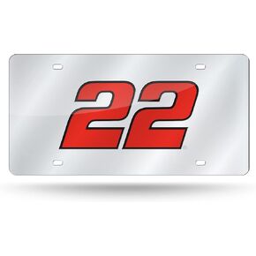 NASCAR Kevin Harvick No. 4 2021 Season Rico Industries Premium Laser Cut Metal Auto Tag- Full Size Front Plate- Weatherproof – Silver Background, Vibrant Driver’s Number - Show Your Pride Around Town