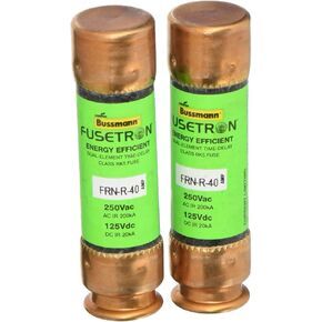 Bussmann BP/FRN-R-35 35 Amp Fusetron Dual Element Time-Delay Current Limiting Class RK5 Fuse, 250V Carded UL Listed, 2-Pack by Bussmann
