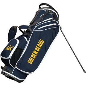 Team Golf NCAA Cal-Berkeley Birdie Stand Golf Bag, Lightweight, 14-Way Club Divider, Spring Action Stand, Insulated Cooler Pocket, Velcro Glove and Umbrella Holder & Padded Handles