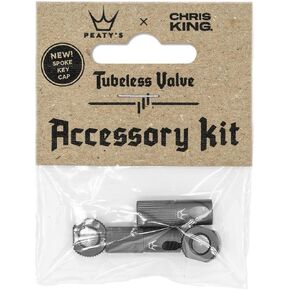 Peaty's Valve TubelessAccessory Kit Slate - PTV2-ACCS-SLT-12